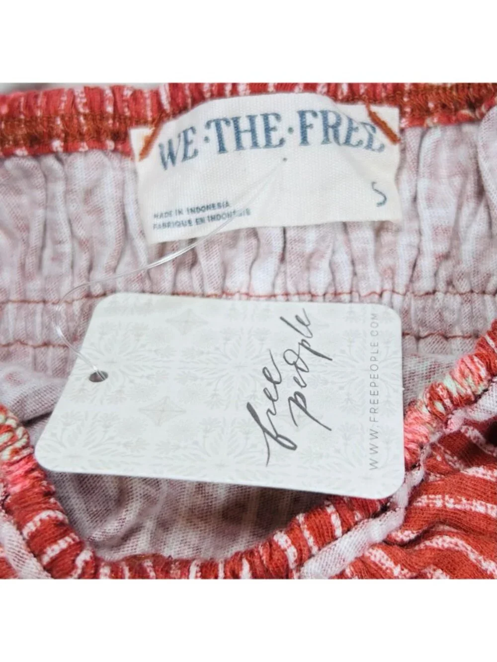 We The Free Free People Ruched Tank Top S Floral Twee Cottage